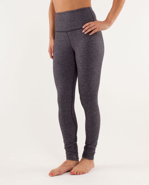 Lululemon Wunder Under Pant - Coco Pique Black - lulu fanatics