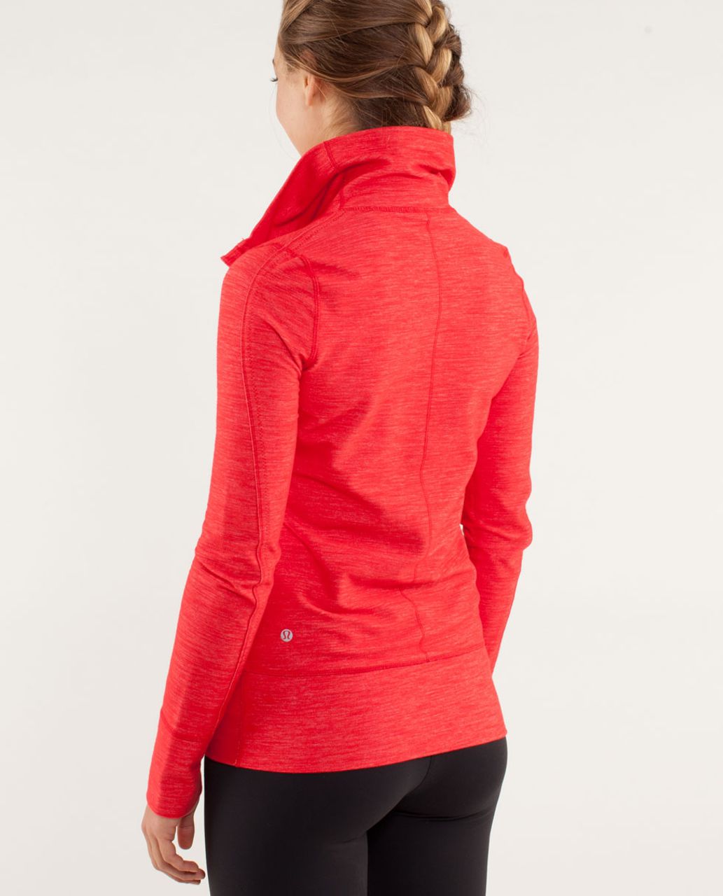 Lululemon Daily Yoga Jacket - Reversible Slub Denim Love Red - lulu fanatics