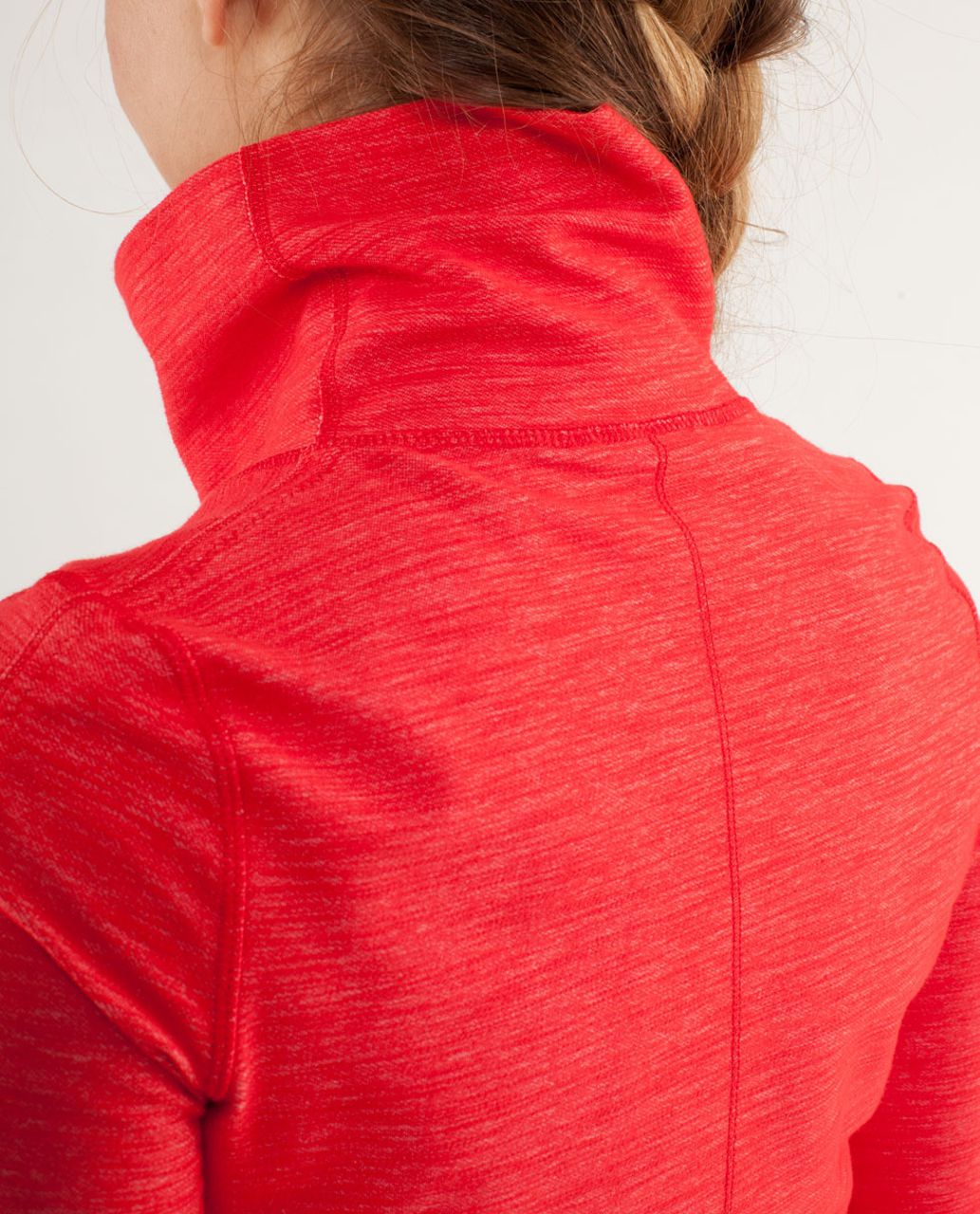 Lululemon Daily Yoga Jacket - Reversible Slub Denim Love Red