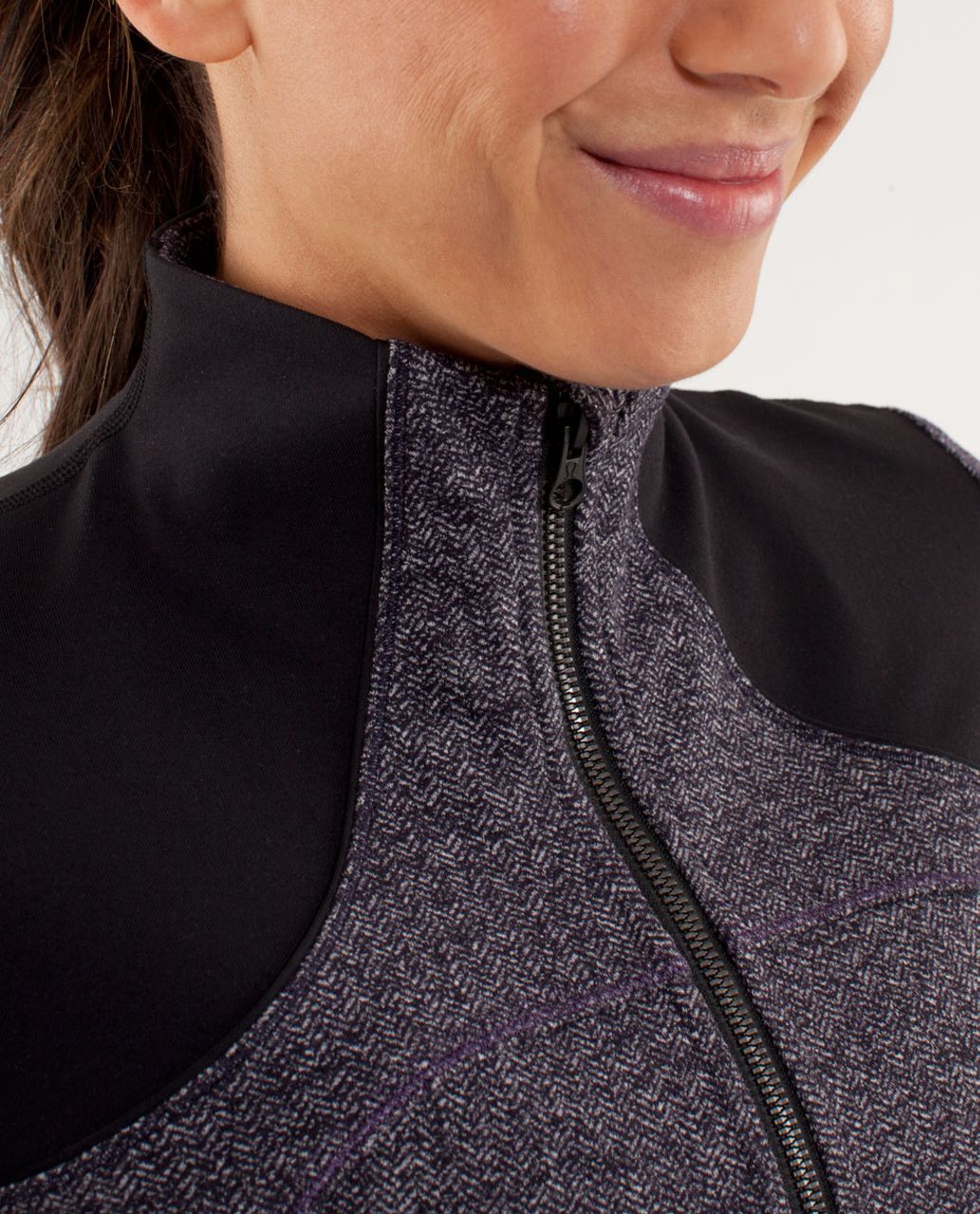 Lululemon Forme Jacket *Herringbone - Herringbone Black Swan / Black / Black Swan