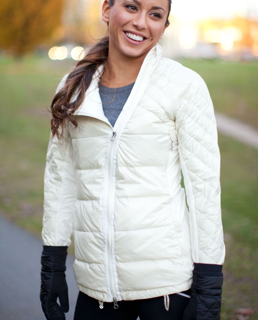 Lululemon What The Fluff Jacket - Polar Cream