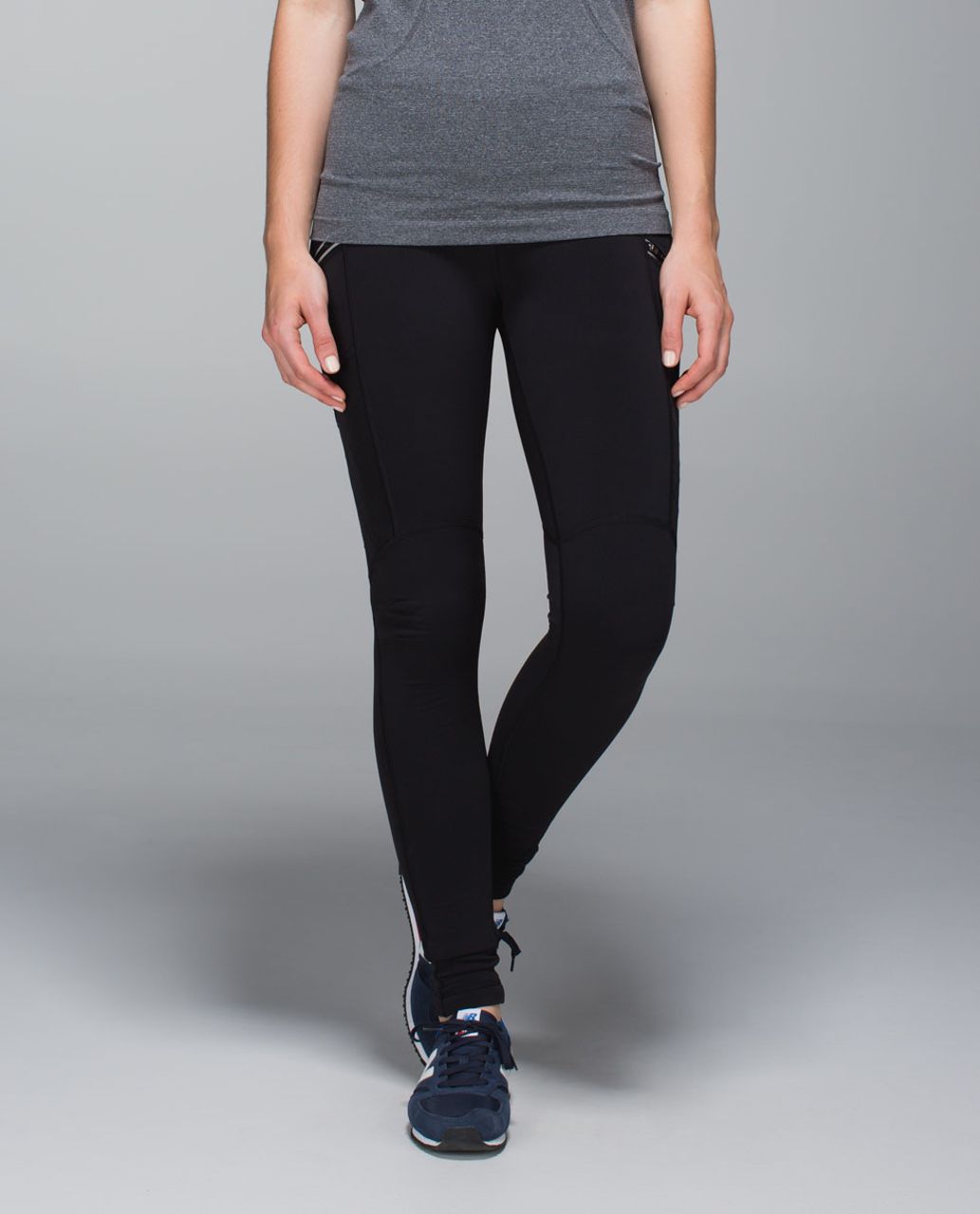 Lululemon Run:  Toasty Tech Tight - Black