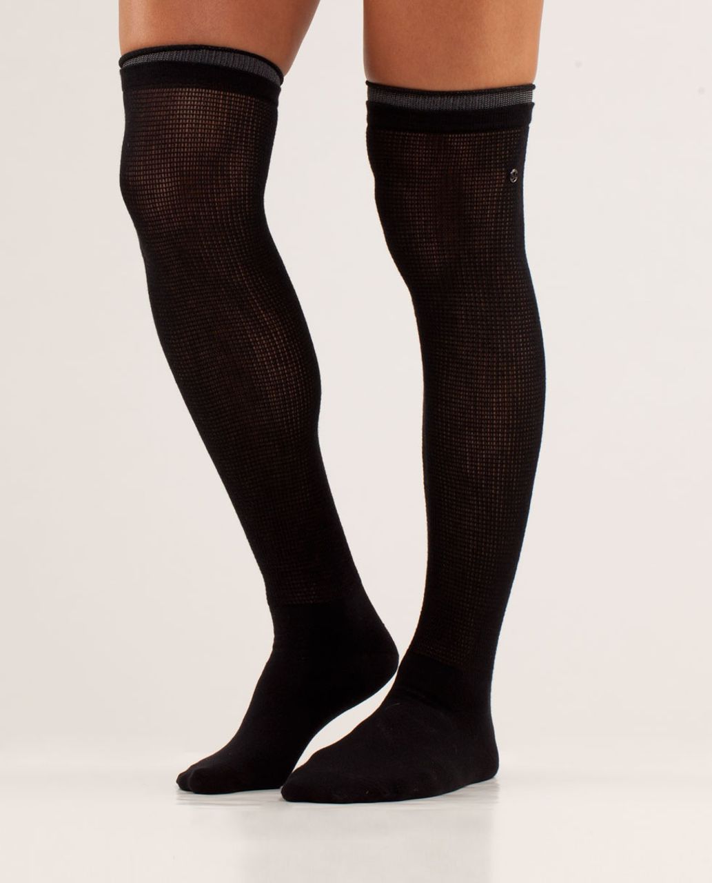 Lululemon Savasana Sock - Black / Silver Slate