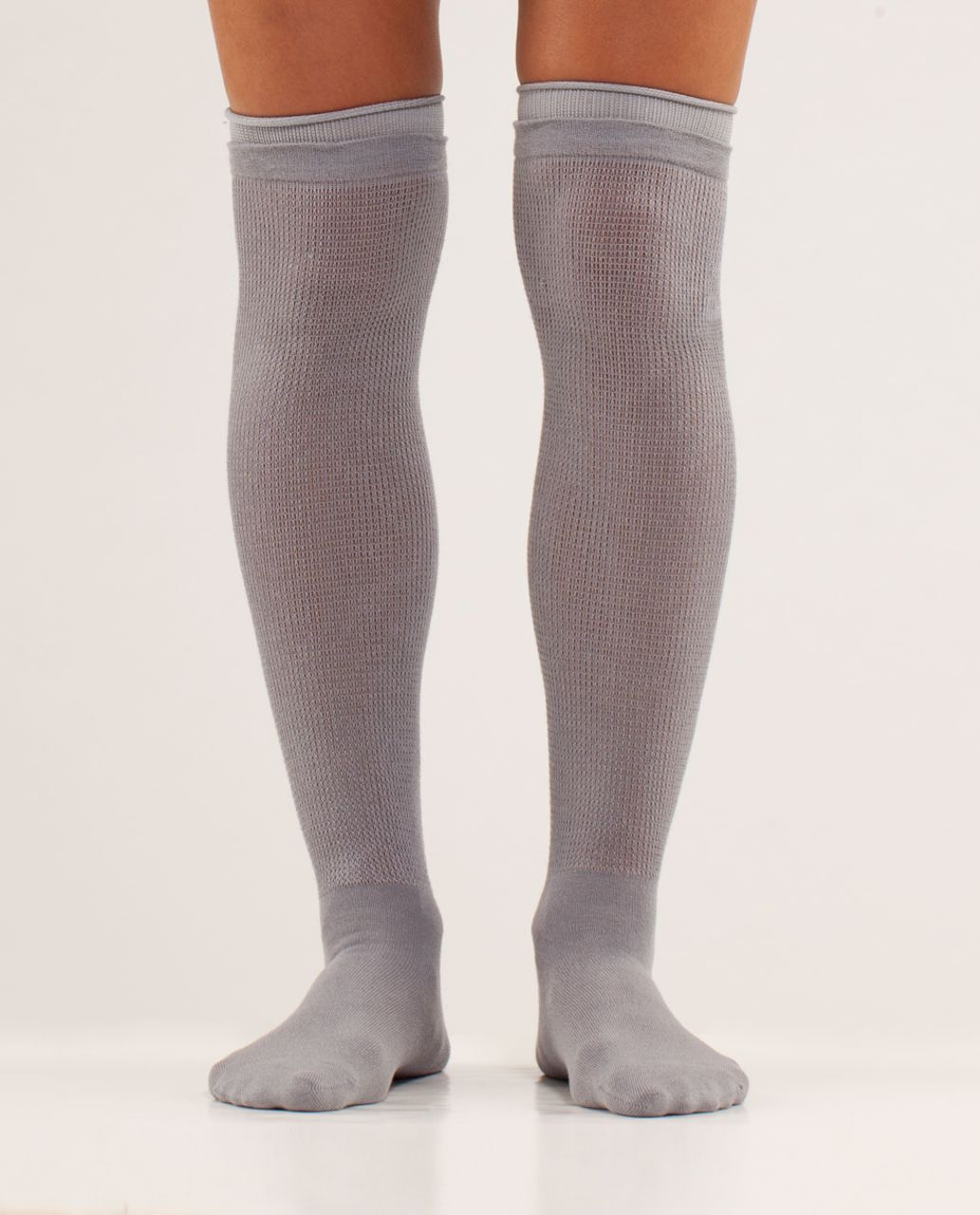 Lululemon Savasana Sock - Silver Slate / Polar Cream