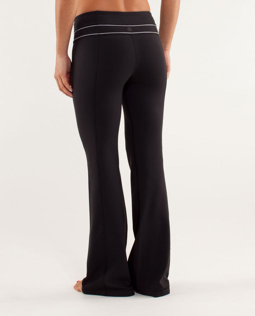 Lululemon Groove Pant *New (Regular) - Black / Quilt Spring13 6 - lulu  fanatics