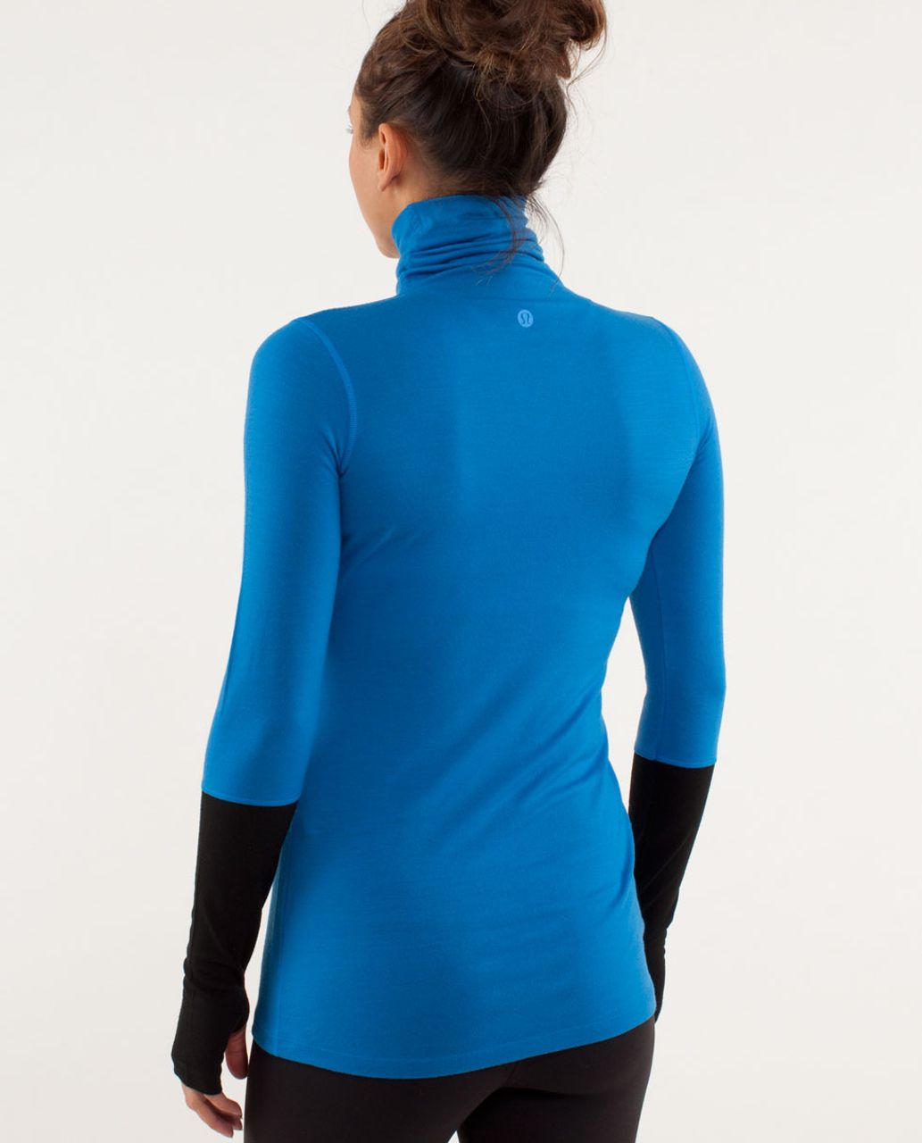 Lululemon St Moritz Jersey *Merino Wool - Beaming Blue / Black