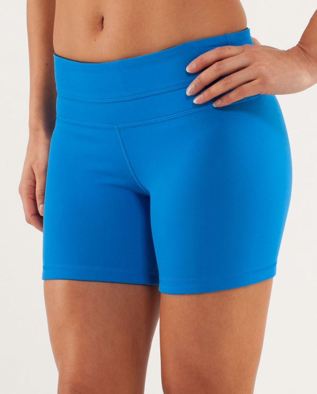 Lululemon Reverse Groove Short (Regular) - Beaming Blue / Black