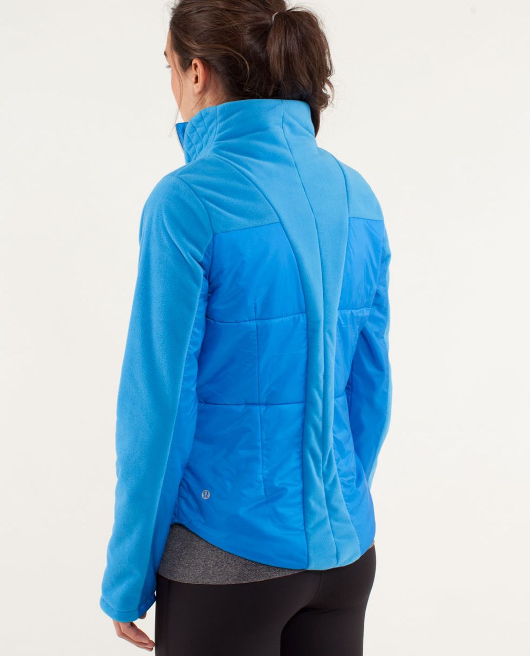 Lululemon Daily Yoga Jacket - Beaming Blue / Classic Stripe Polar Cream  Beaming Blue - lulu fanatics