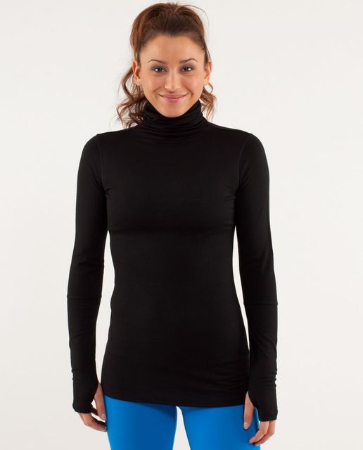 Lululemon St Moritz Jersey *Merino Wool - Beaming Blue / Black - lulu ...