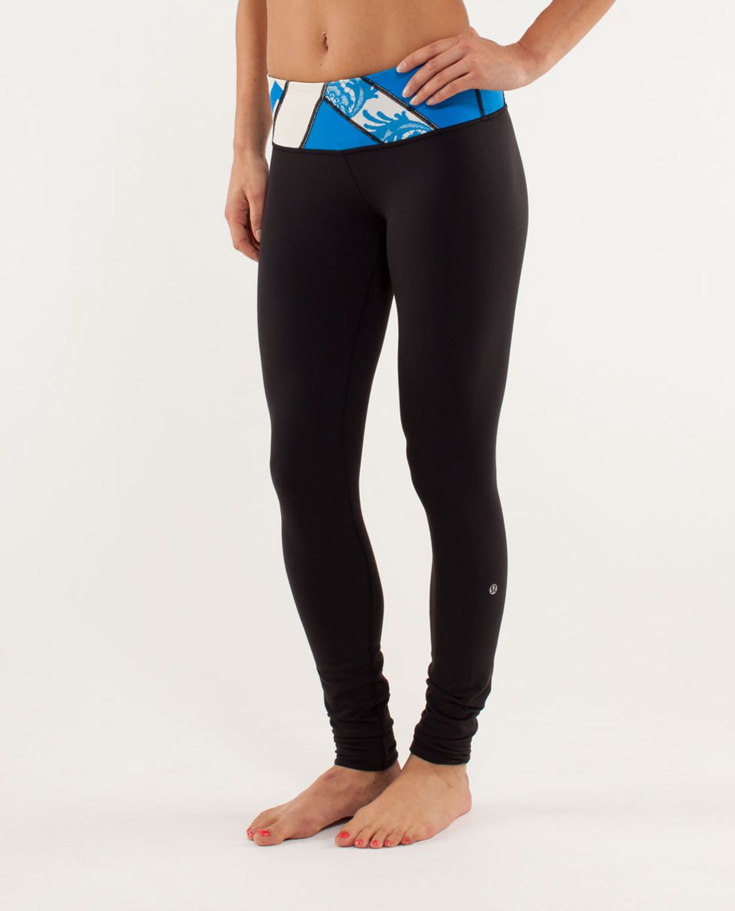 Lululemon Wunder Under Pant - Black /  Quilting Winter 13