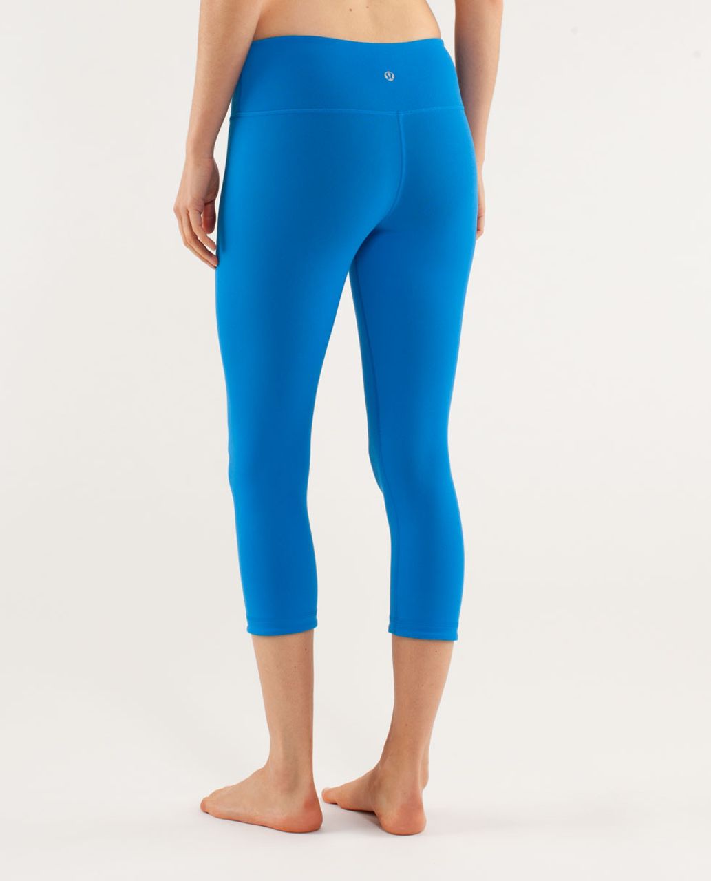 Lululemon Wunder Under Crop *Reversible - Beaming Blue / Black - lulu  fanatics