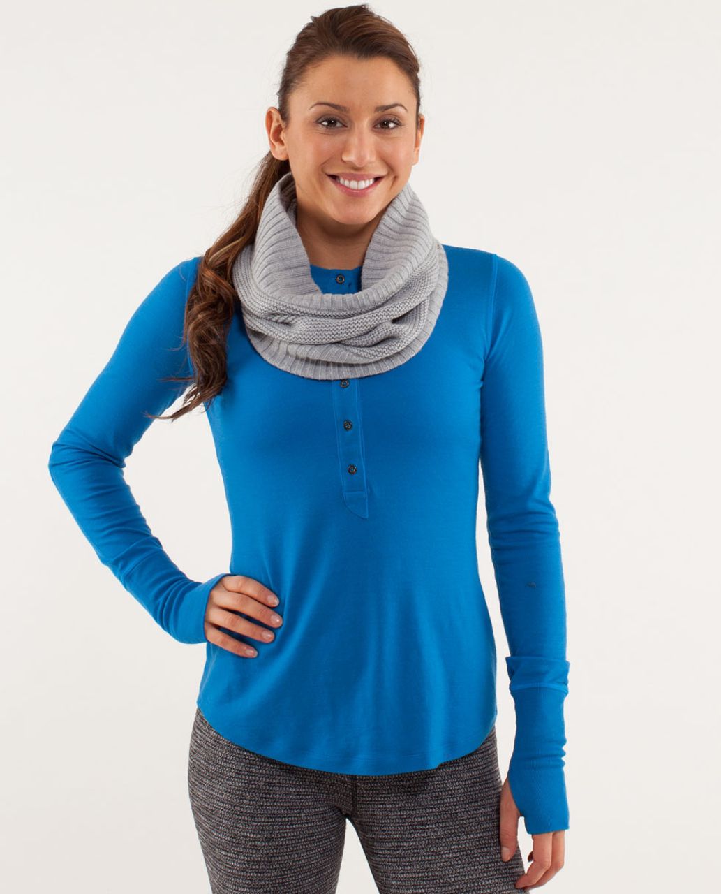 Lululemon Chalet Keep Your Neck Cozy - Heathered Silver Slate