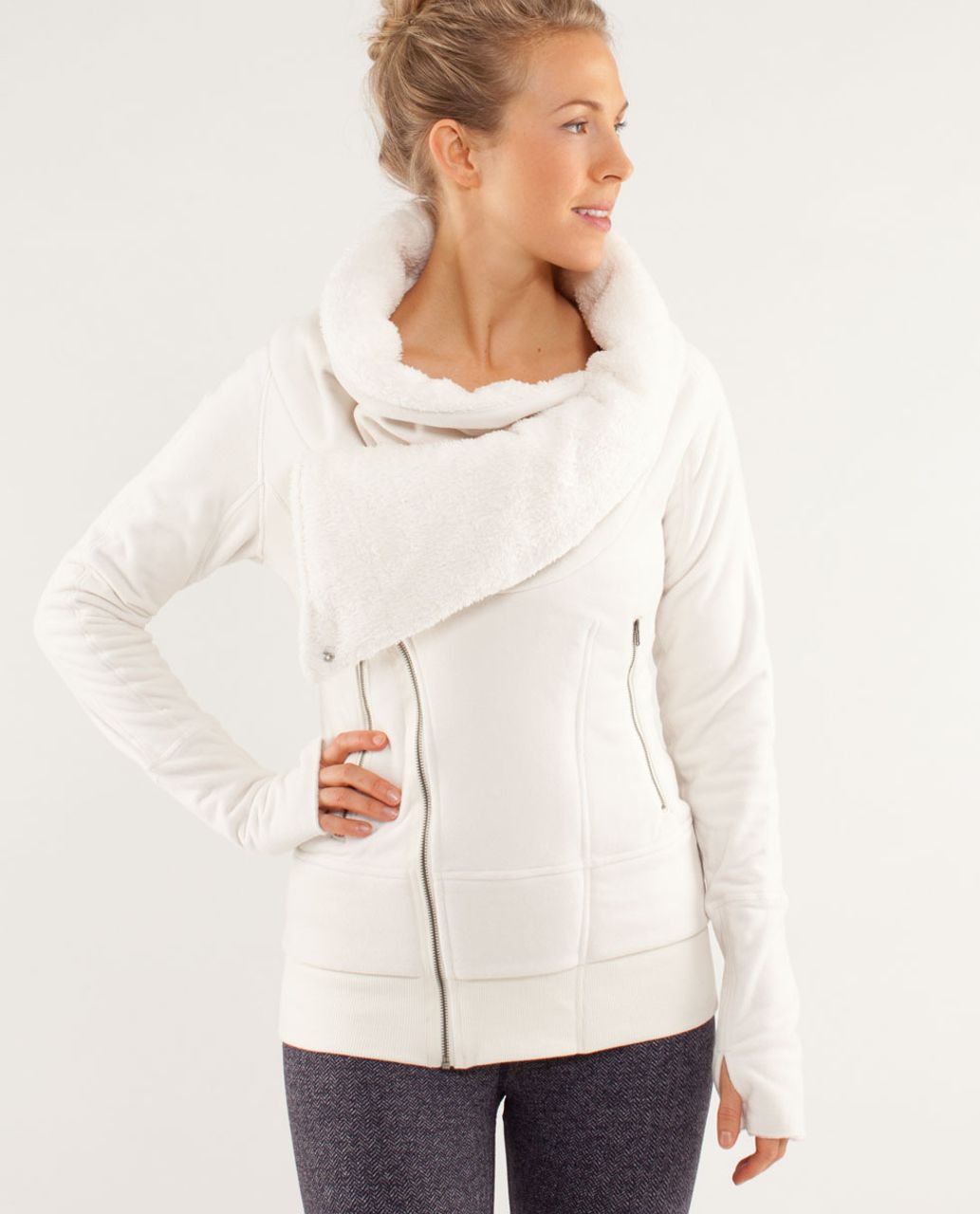 Lululemon Off The Mat Jacket Polar Cream Lulu Fanatics