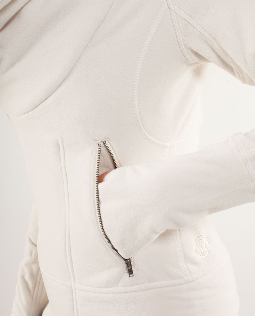 Lululemon Off The Mat Jacket - Polar Cream