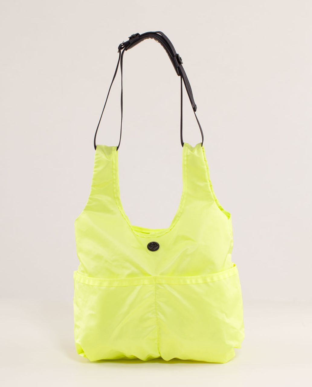 Lululemon Post Savasana Tote - Clarity Yellow / Deep Coal - lulu fanatics