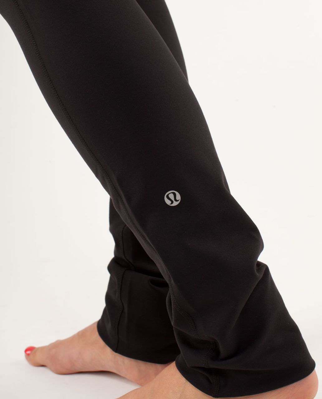 Lululemon Skinny Will Pant Full Length Giant Herringbone Heathered Black  Size 6