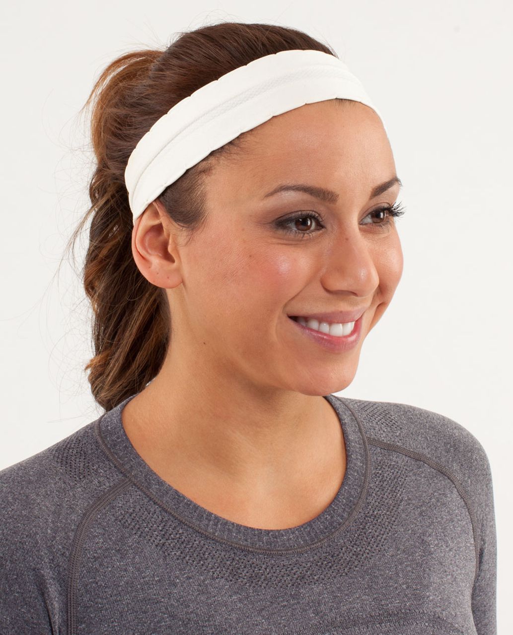 Lululemon Swiftly Headband - Polar Cream