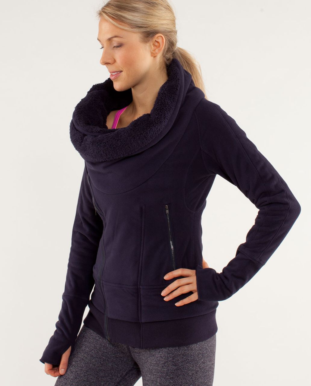 Lululemon Off The Mat Jacket - Black Swan