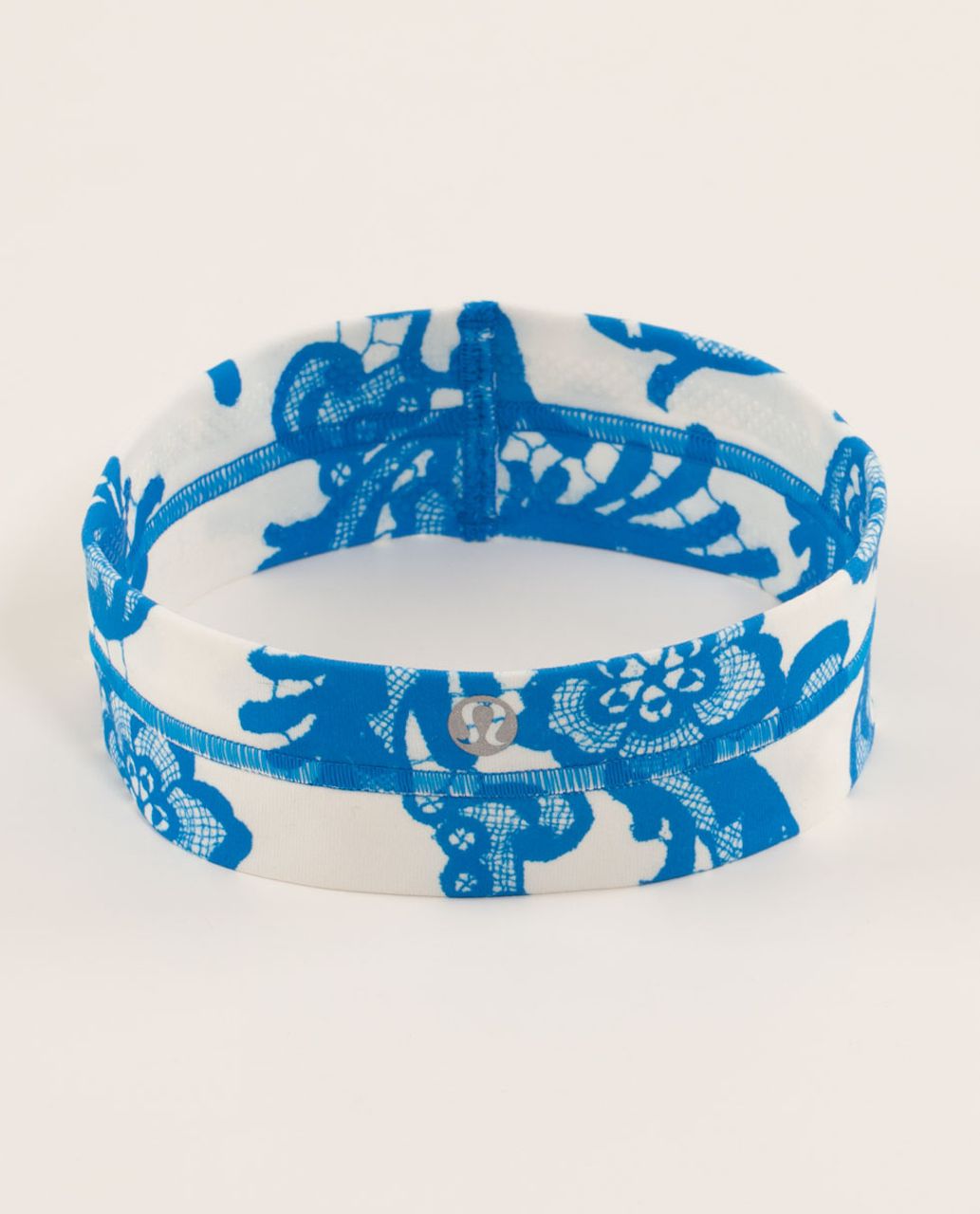 Lululemon Fly Away Tamer Headband - Laceoflage Polar Cream Beaming Blue