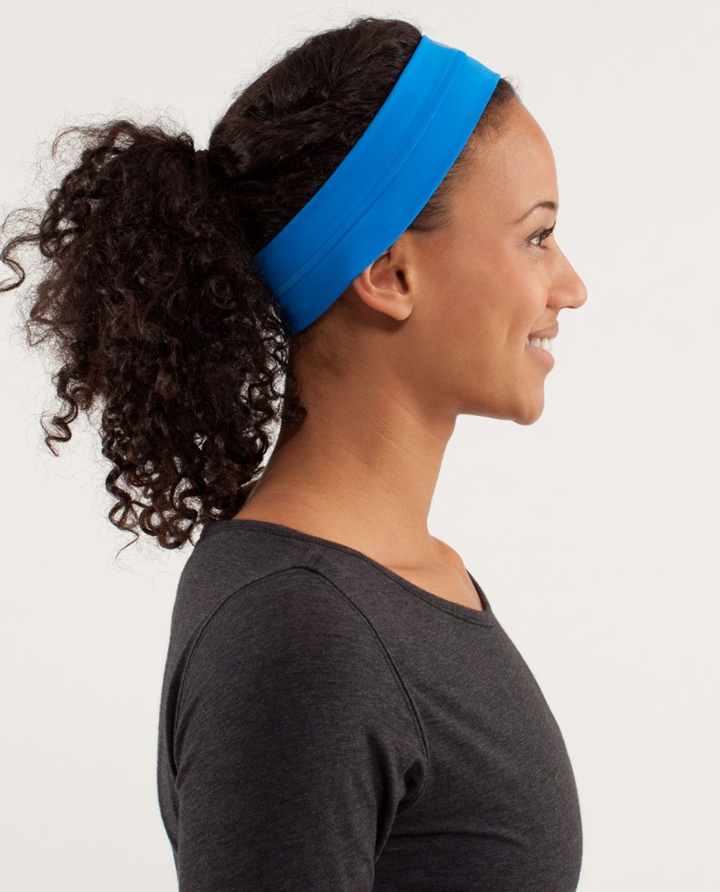 Lululemon Fly Away Tamer Headband - Beaming Blue