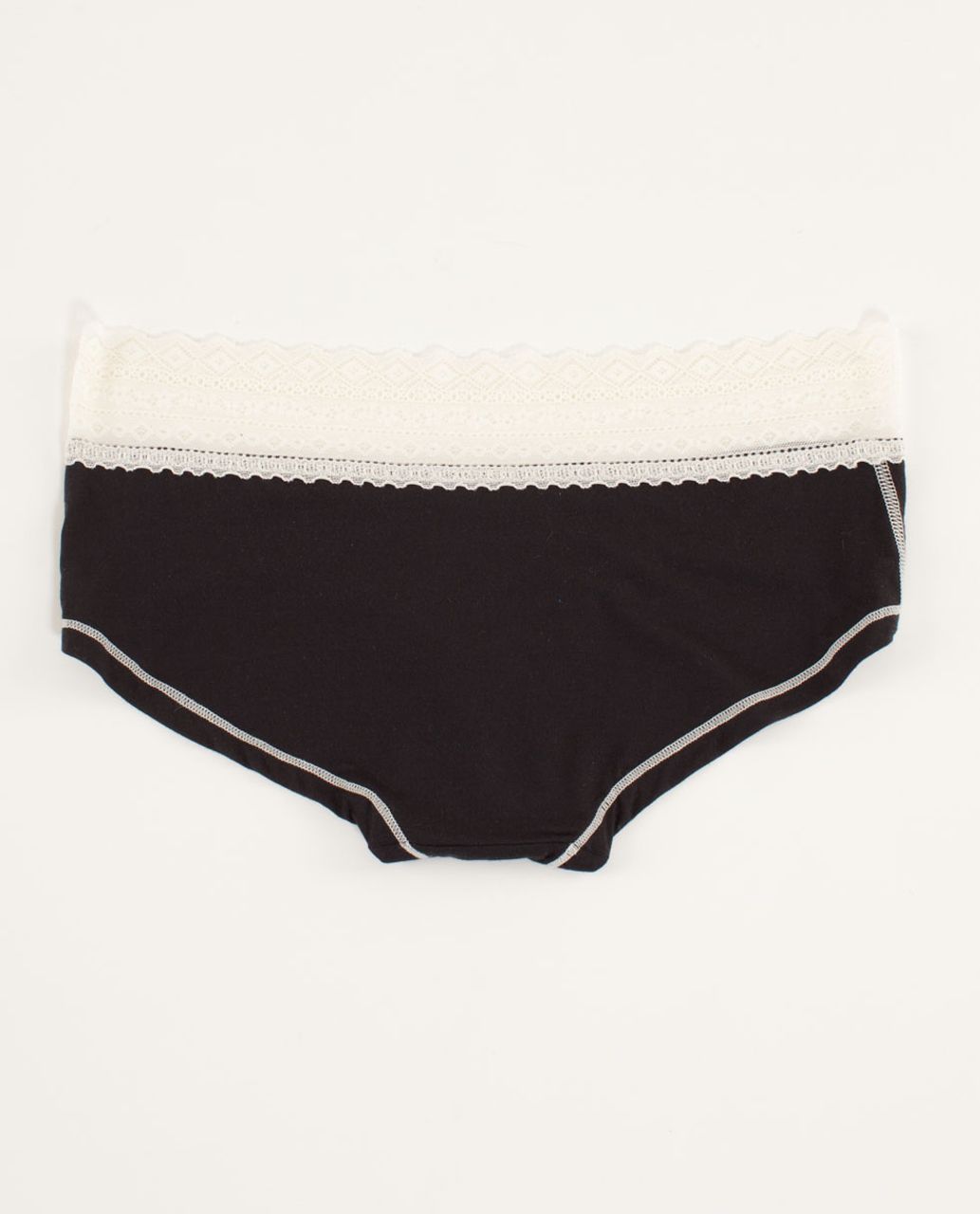 Lululemon Foxy Lulu Hotshort - Black / Polar Cream