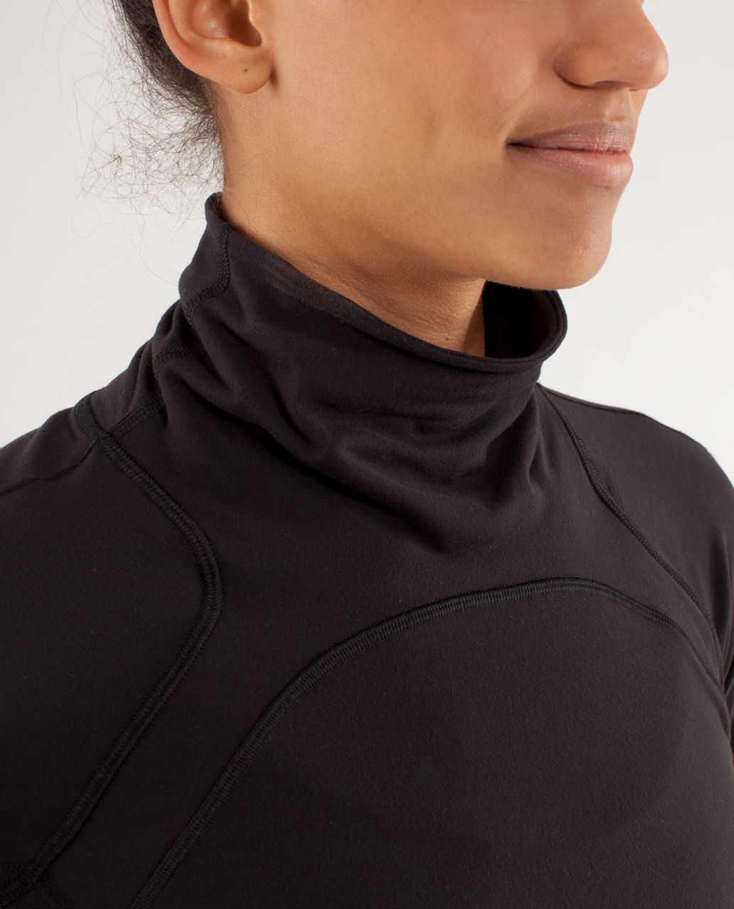 Lululemon Run:  Speedy Turtleneck - Black