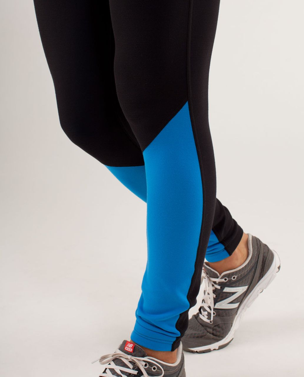 Lululemon Run:  Runder Under Pant - Beaming Blue / Black