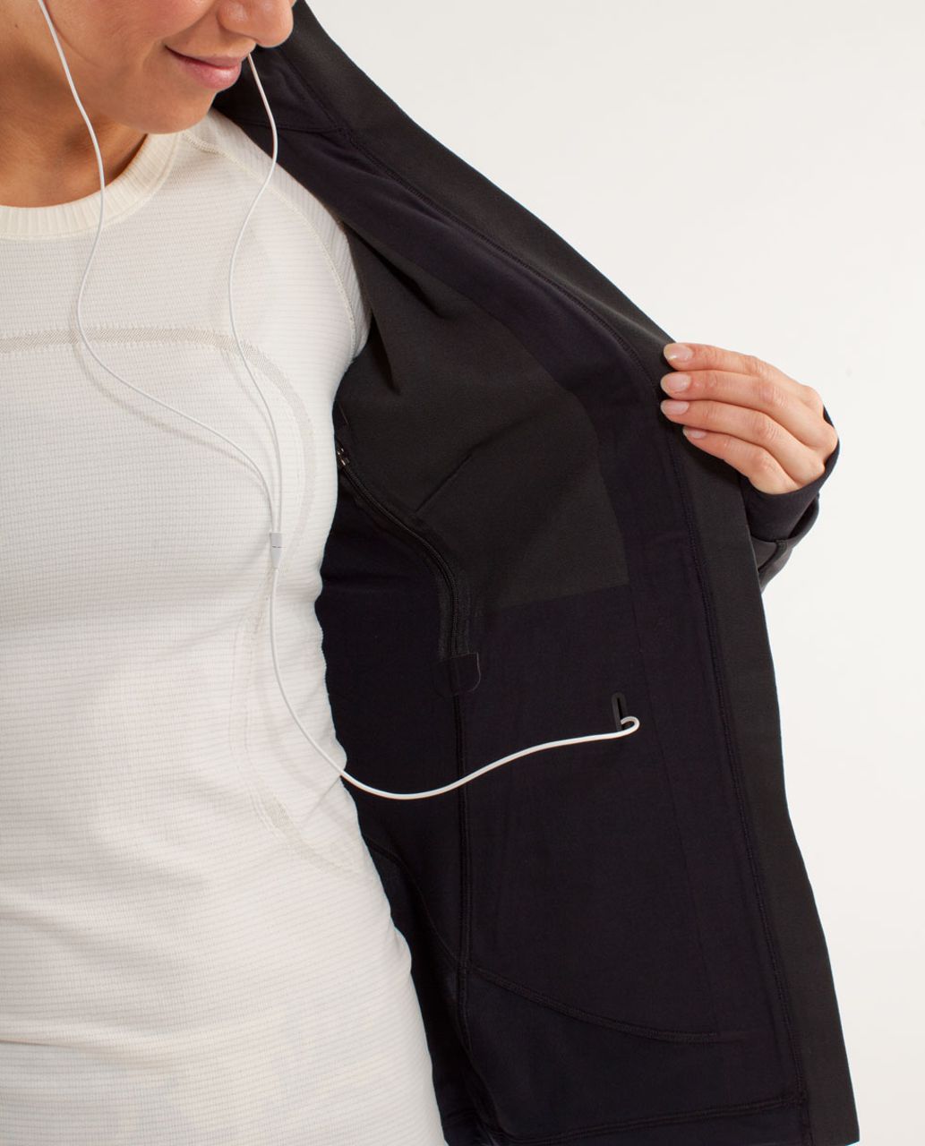 Lululemon Run:  Draft Dodger Jacket - Black