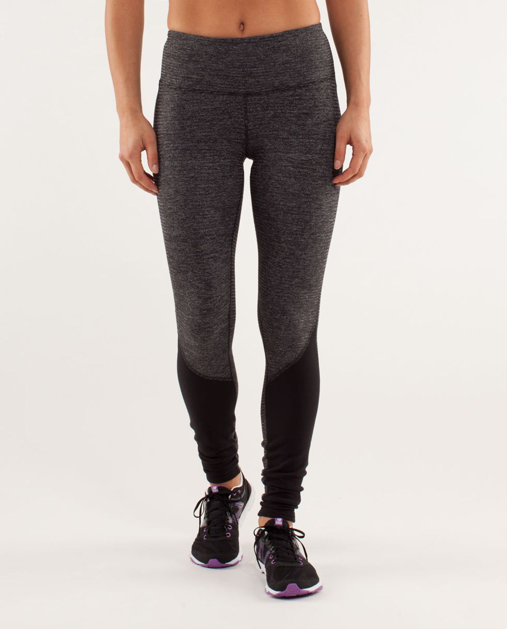 Lululemon Runder Under Pant *Pocket - Micro Macro Black Heathered Black / Black