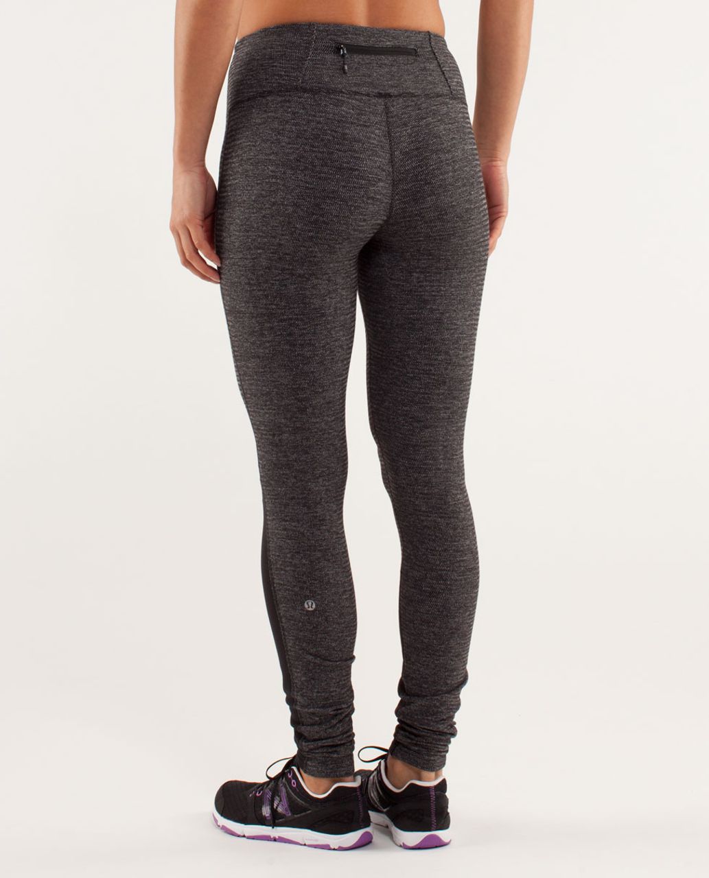 Lululemon Runder Under Pant *Pocket - Micro Macro Black Heathered Black / Black