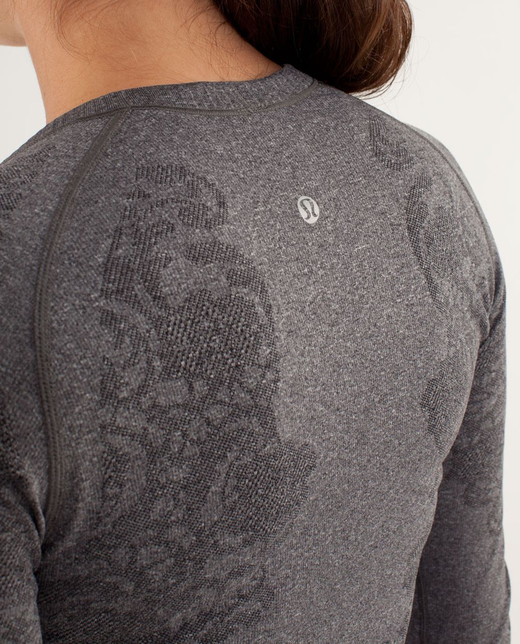 Lululemon Run:  Swiftly Tech Long Sleeve *Lace - Black