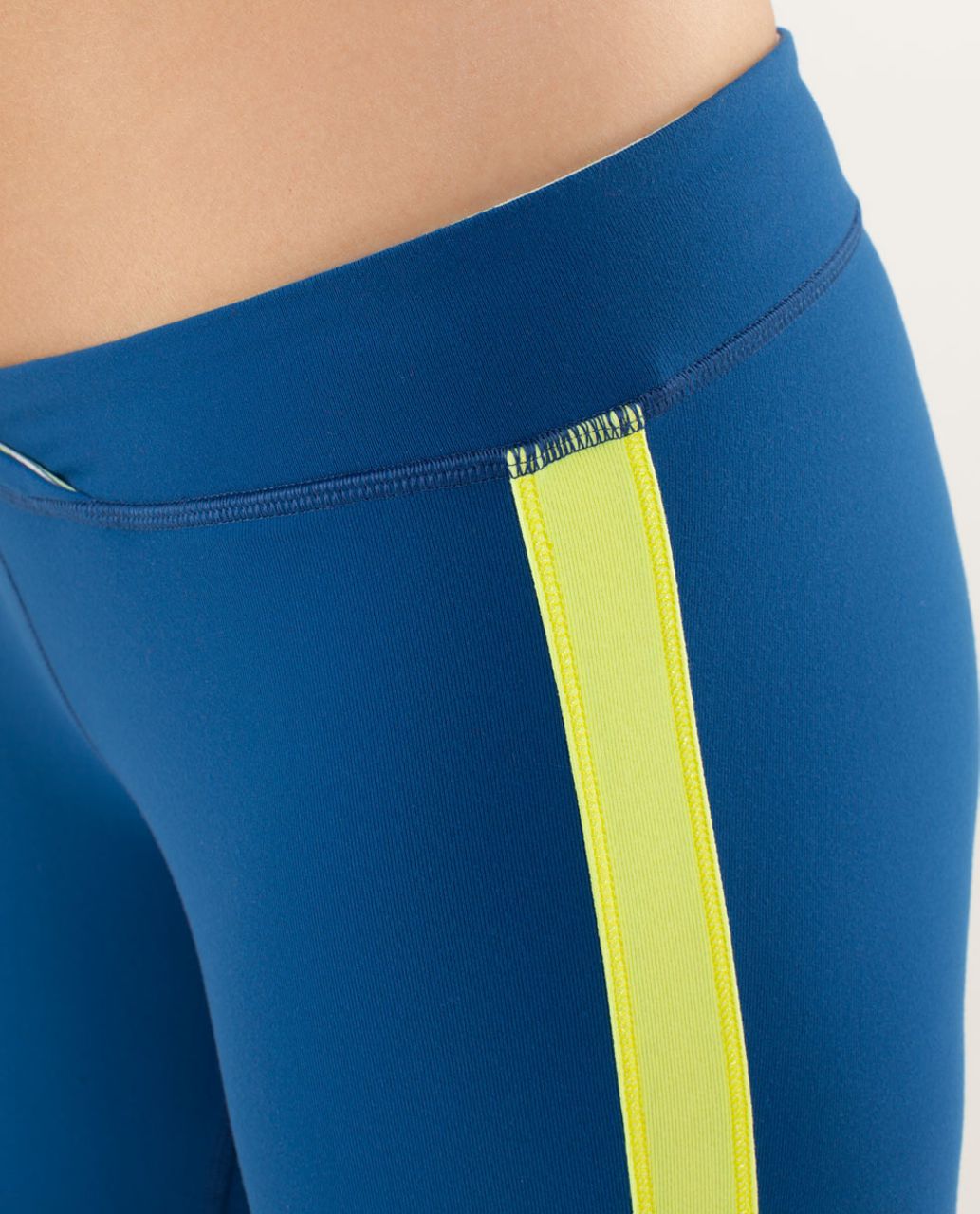 Lululemon Strike Tight - Limitless Blue / Clarity Yellow / Wee Are From Space Polar Cream Clarity Yellow