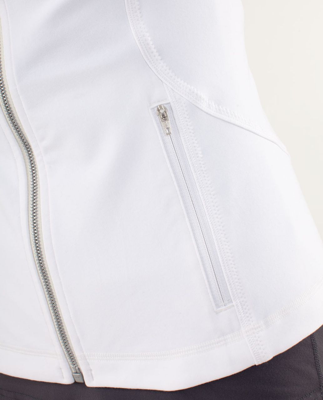 Lululemon Forme Jacket *Brushed - White / Polar Cream