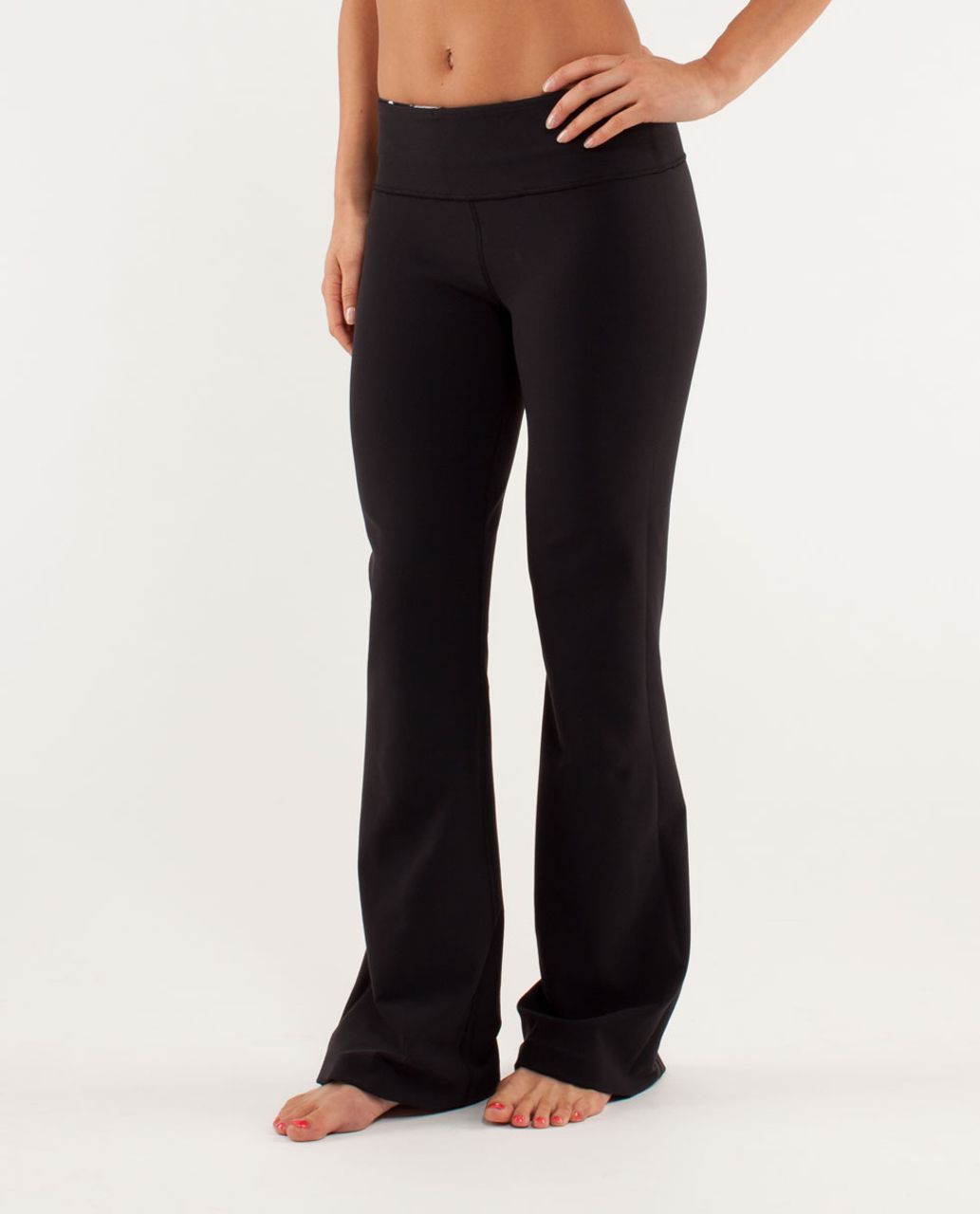 Lululemon Groove Pant *Slim (Regular) - Black /  Quilting Winter 12