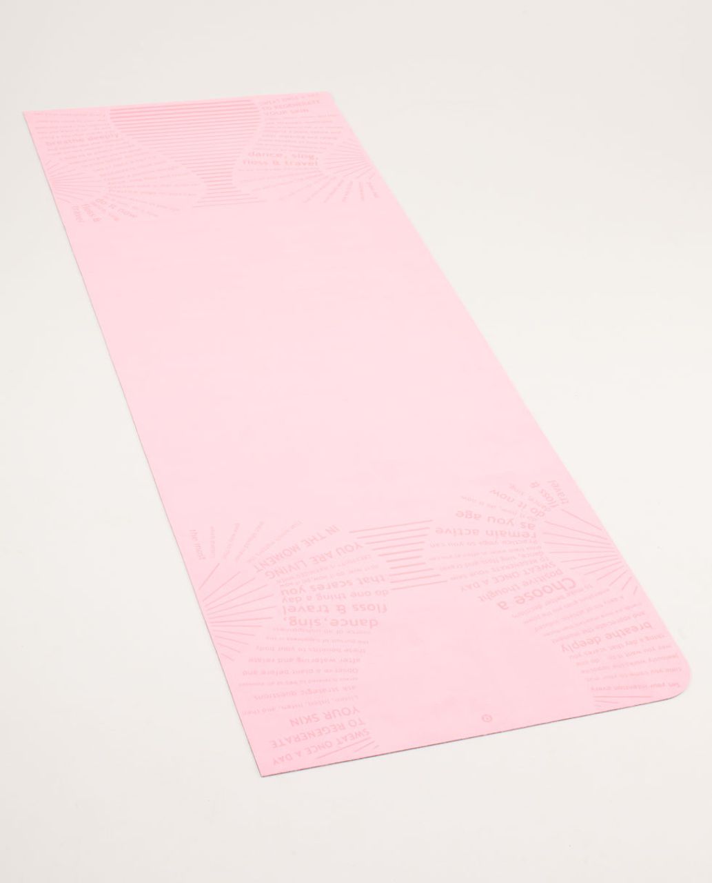 Lululemon The (Towel) Mat - Pink Shell / Deep Coal