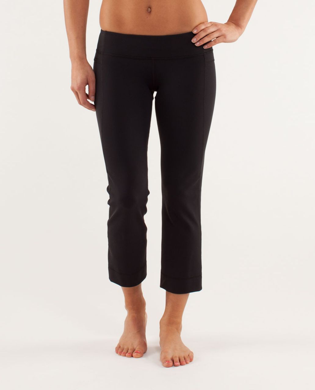 Lululemon Power Up Crop - Black