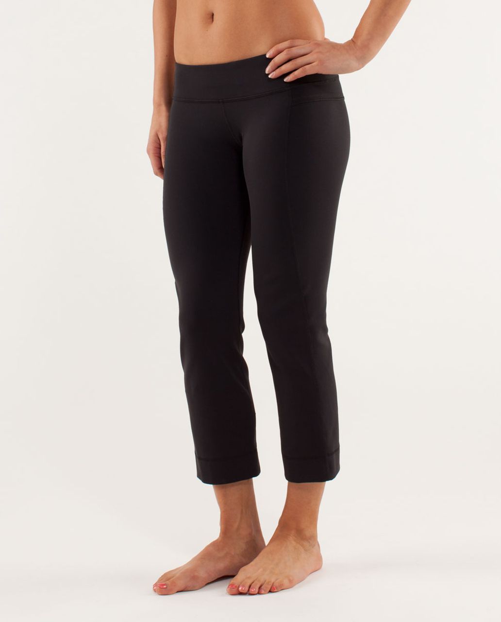 Lululemon Power Up Crop - Black