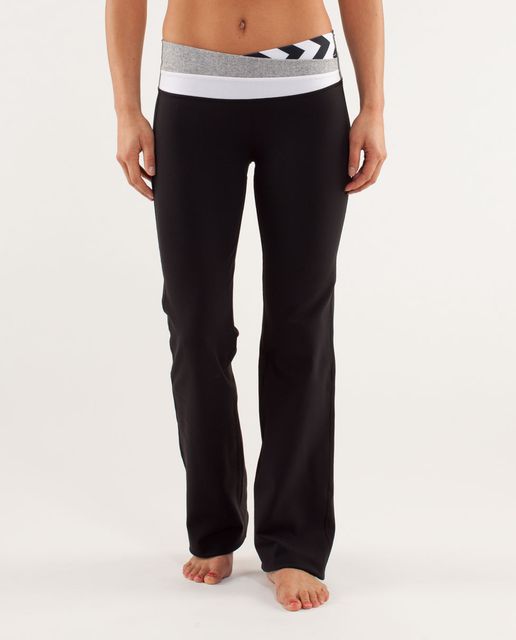 Lululemon Astro Pant (Regular) - Black / White / Quiet Stripe White ...