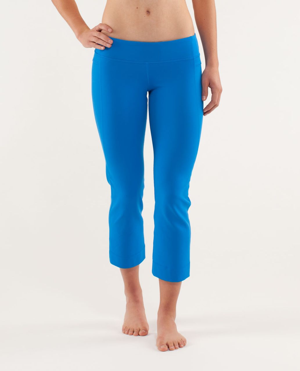 Lululemon Power Up Crop - Beaming Blue