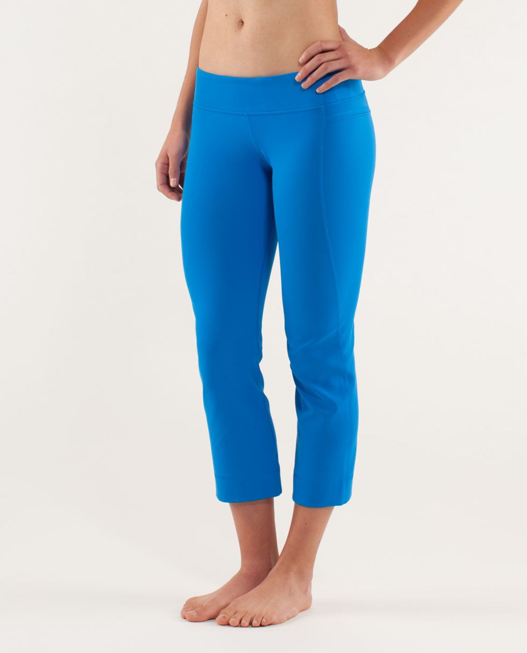 Lululemon Power Up Crop - Beaming Blue