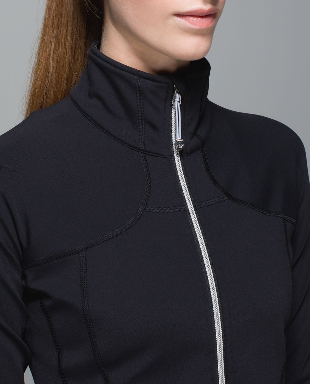 Lululemon Shape Jacket *Silver - Black - lulu fanatics