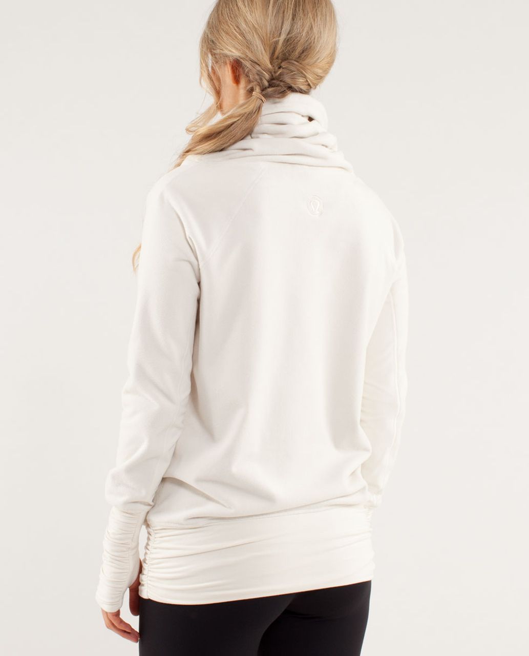 Lululemon Don't Hurry Be Happy Pullover - Polar Cream