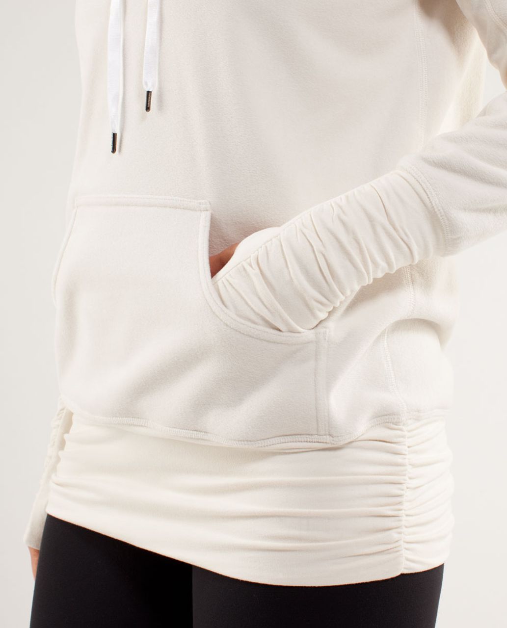 Lululemon Don't Hurry Be Happy Pullover - Polar Cream