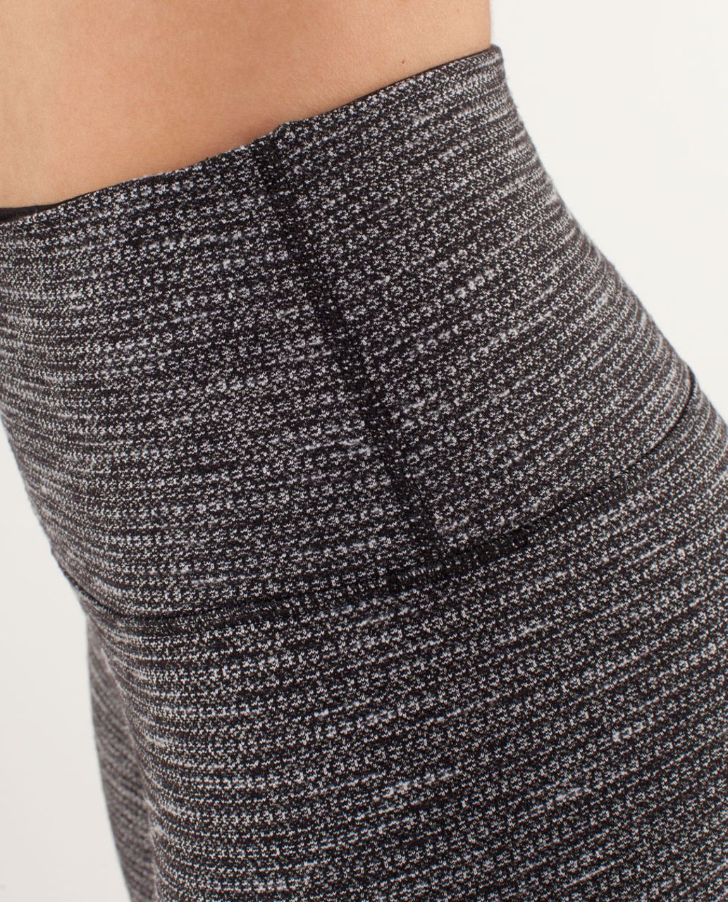 Lululemon Wunder Under Pant *High Rise - Coco Pique Black / Black