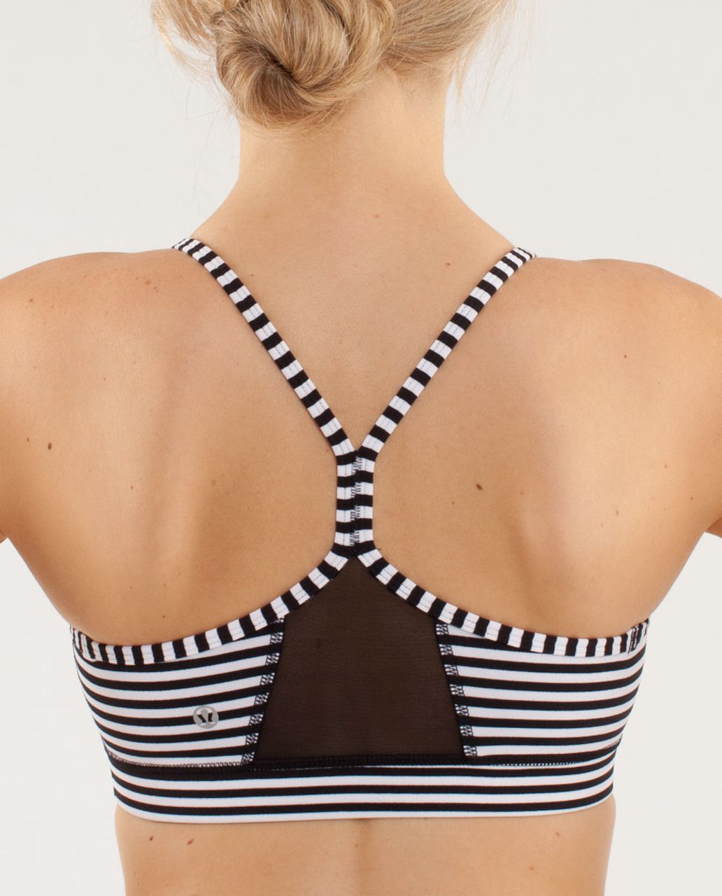 TLC Printed Y-Back Bralette in Swirl Stripe –