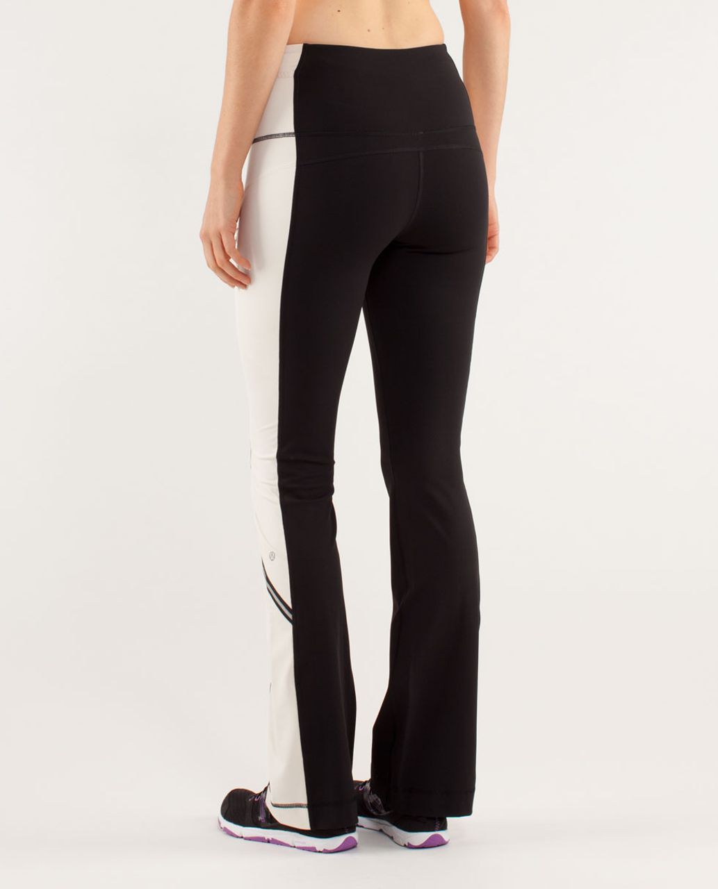 Lululemon Side Angle Pant - Black / Polar Cream / Half Micro Macro Stripe  Polar Cream Heathered Silver Slate / Coal - lulu fanatics