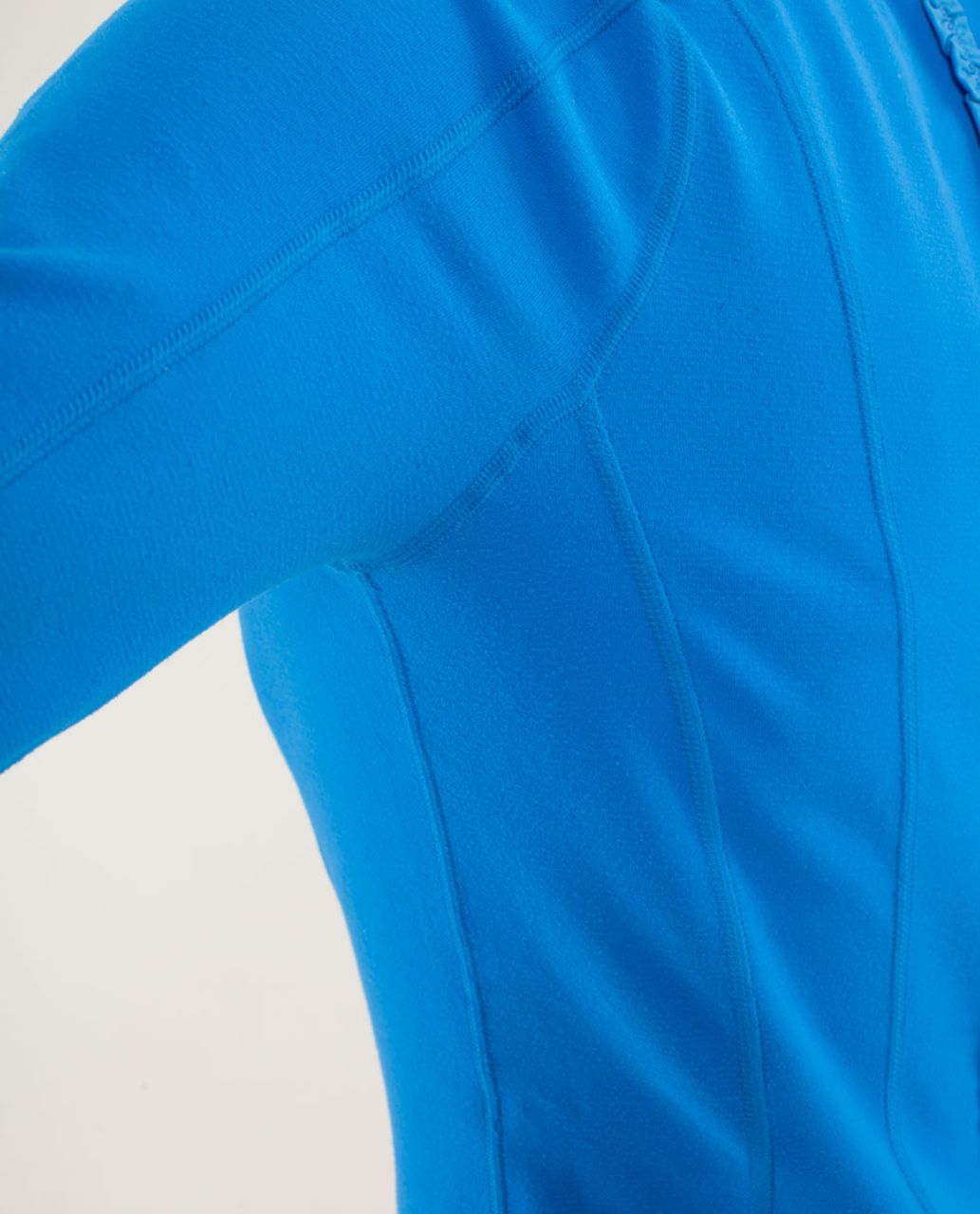 Lululemon Run:  U-Turn Pullover *Silver - Beaming Blue