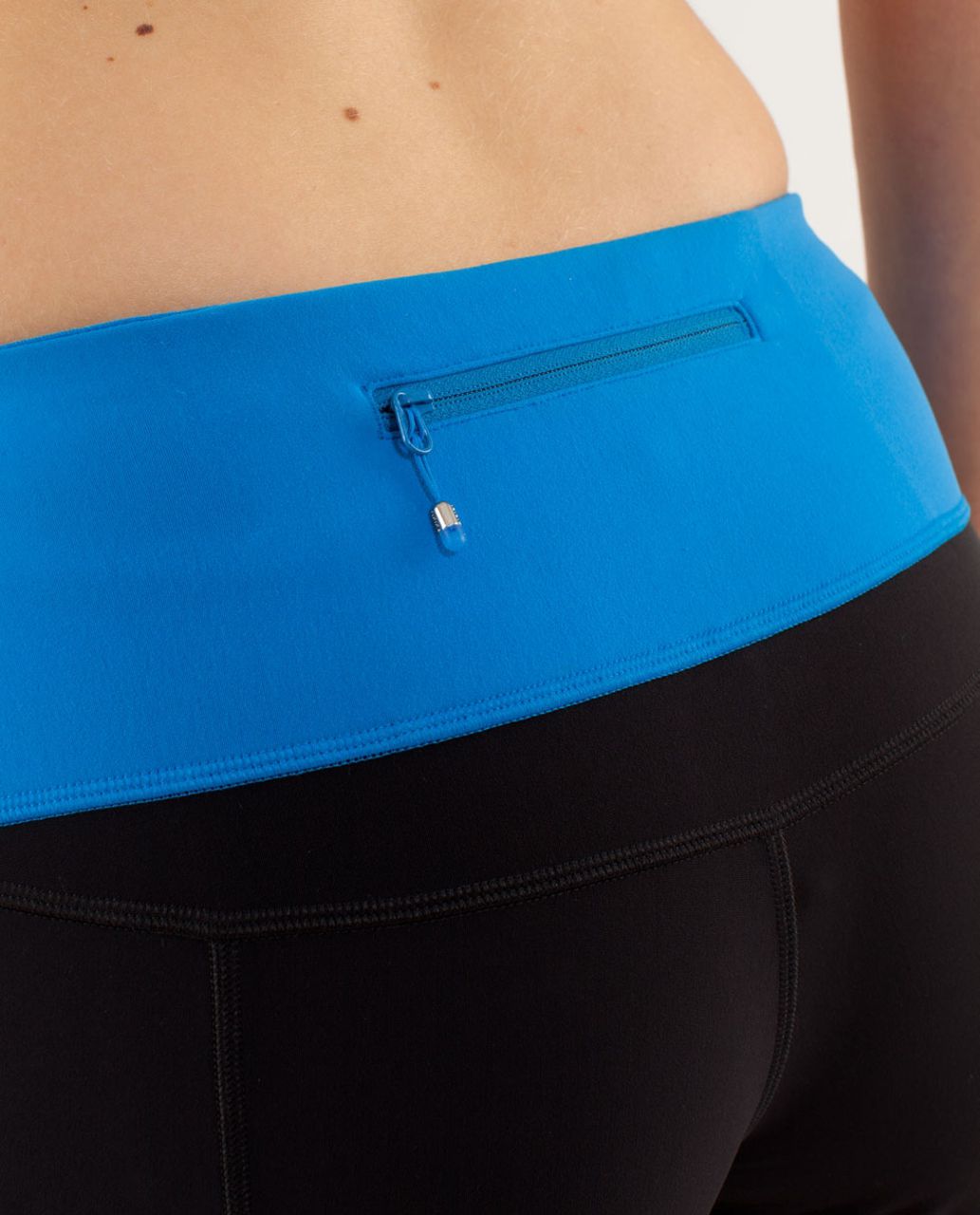 Lululemon Run:  Bold In The Cold Pant - Black / Beaming Blue