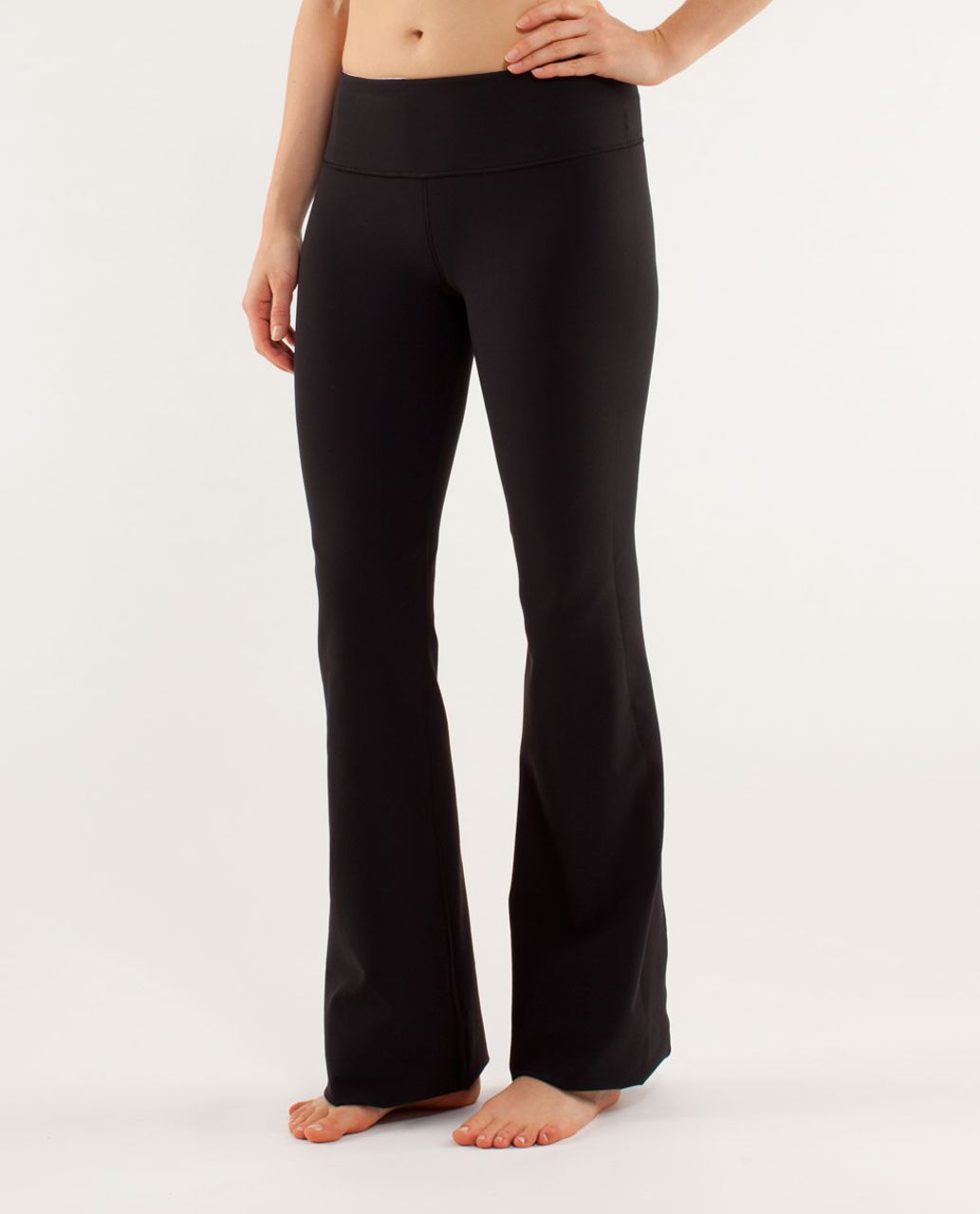 Lululemon Groove Pant *New (Tall) - Black / Classic Stripe White Pink Shell / Pink Shell