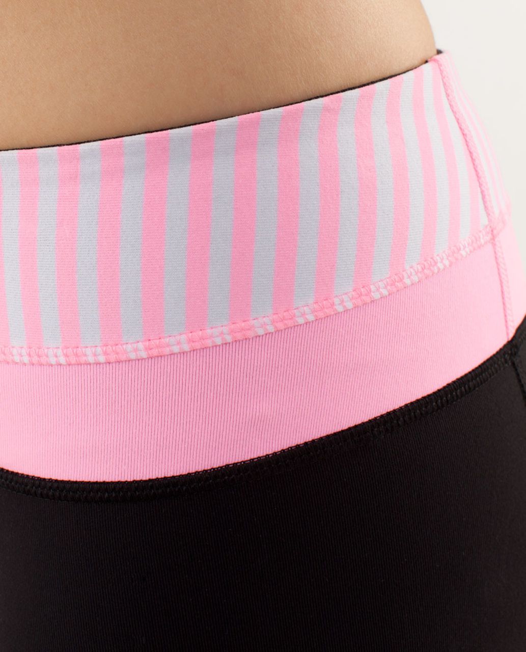 Lululemon Groove Pant (Tall) - Black / Paris Pink White Microstripe - lulu  fanatics